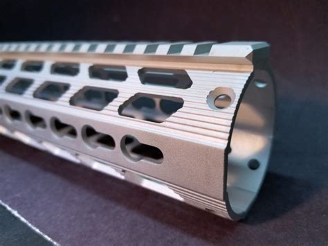 17 Inch 308 7 62 AR10 AR 10 HIGH PROFILE Bare Aluminum KEYMOD Free