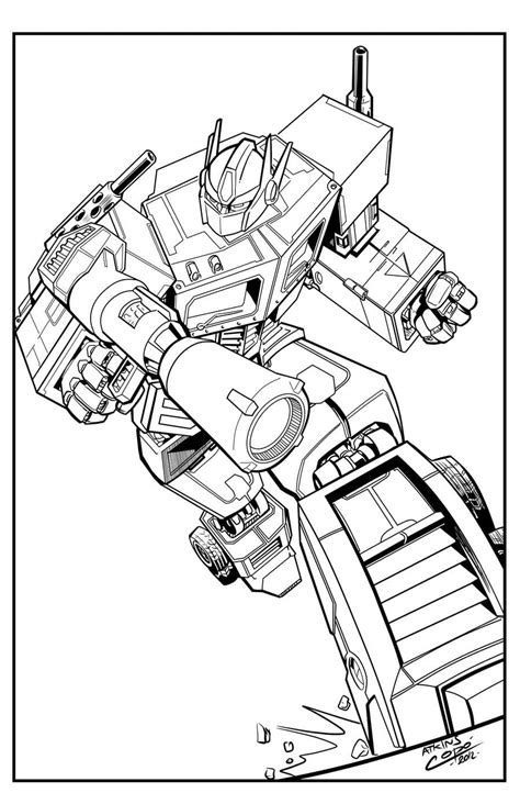 Desenhos De Optimus Prime Para Colorir 120 Desenhos Para Colorir