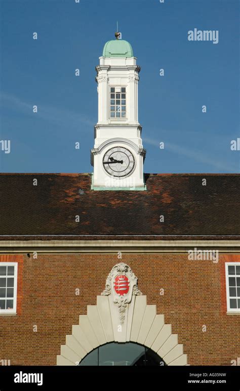 Close Up Of Middlesex University Hendon Campus Main Building In The Burroughs London England