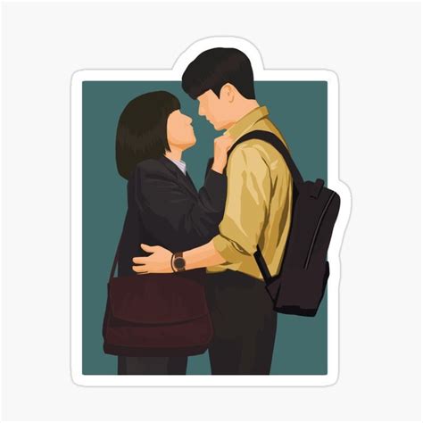 Extraordinary Attorney Woo Sticker Cute Couple Drawings Korean