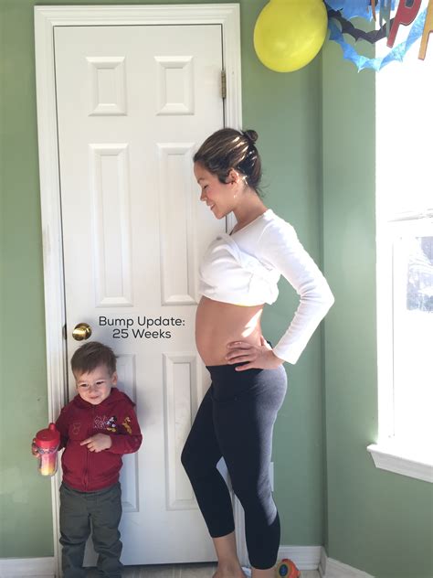 PREGNANCY 25 Weeks Bump Update Diary Of A Fit Mommy