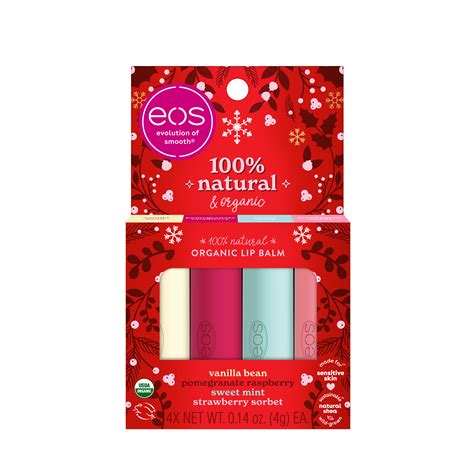 Eos Limited Edition Holiday Lip Balm Variety Pack 100 Natural