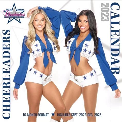 DALLAS COWBOYS CHEERLEADERS 2023 16 Month Wall Calendar New In Shrink ...