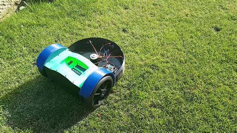 3d Printed Diy Robotic Lawn Mower 1st Tests Youtube