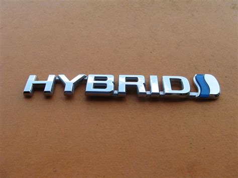 20 21 22 23 Toyota Highlander Hybrid Rear Emblem Logo Badge Sign Symbol