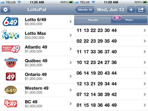 LottoPal Improve Odds Of Winning In Canadian 6 49 Lotteries IPhone