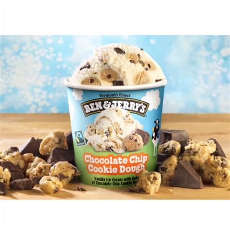 Ben And Jerrys Chocolate Chip Cookie Dough Ice Cream Pint 16 Oz Smiths Food And Drug