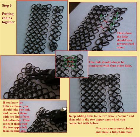 Chain mail tutorial Step 3 by CoolleKotten on DeviantArt