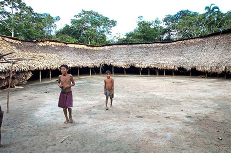 Communal Living Around A Void The Shabonos Dwellings Of The