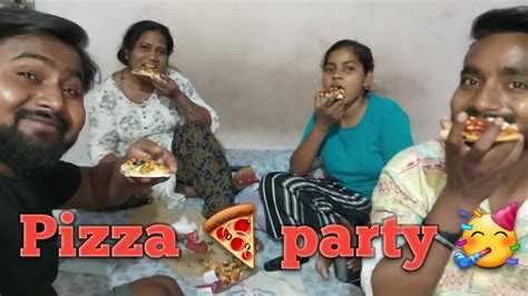 Aaj Ghar Per Pizza Party Bahen Ko Kiya Surprise Youtube