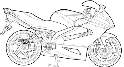 Desenhos Para Imprimir De Motos