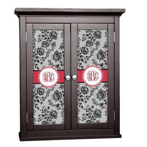 Black Lace Cabinet Decal Small Personalized Youcustomizeit