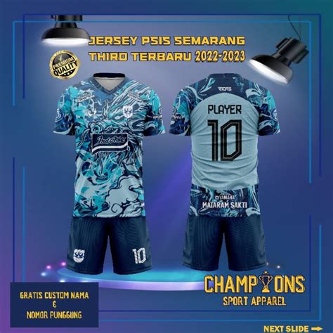 Jual JERSEY PSIS SEMARANG THIRD TERBARU 2022 2023 LIGA 1 INDONESIA