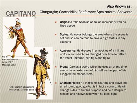 Ppt An Introduction To Five Commedia Dellarte Characters By Sian