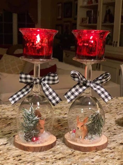 100 Easy To Make Wine Glass Christmas Decorations To Bring The Festive