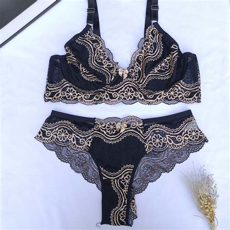 Conjunto Lingerie Plus Size Meia Taça Bicolor Like4you