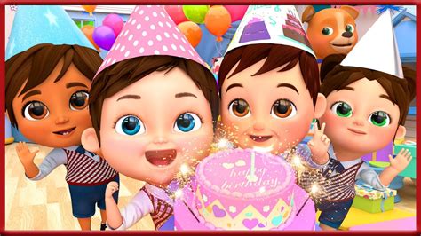 Happy Birthday Song Kids Party Songs And Nursery Rhymes Best Birthday