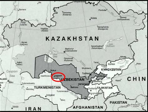 Uzbekistan And Khorezm Province As Located In Central Asia Download Scientific Diagram