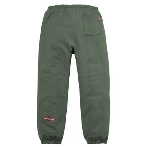 supreme シュプリーム X Independent Fuck The Rest スウェトパンツ 17FW 日本人対応 必ず届く