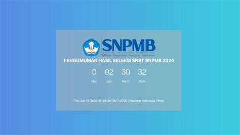 Link Hasil Pengumuman Utbk Snbt Hari Ini Juni Jam