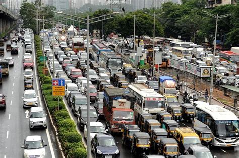 Mumbai Traffic Movement Affected In The Western Suburbs Due To Amit