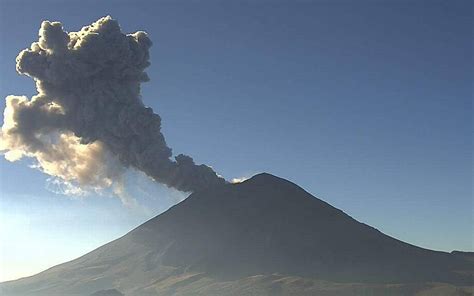 Popocat Petl Registr Dos Exhalaciones De Intensidad El Sol De Toluca