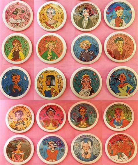 Historical Ladies Pins 20 Different Women To Choose From Etsy