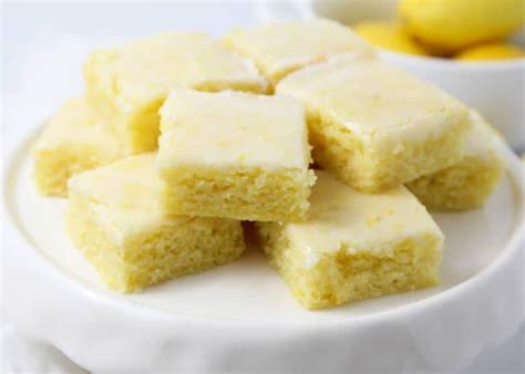 The Best Lemon Brownies With Glaze I Heart Naptime