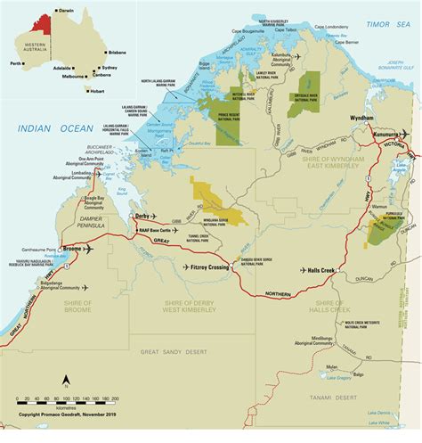 Kimberley Aboriginal Community Map