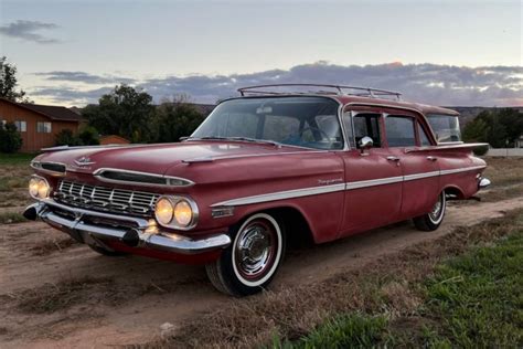 Rare Third Row 1959 Chevrolet Kingswood Wagon Barn Finds