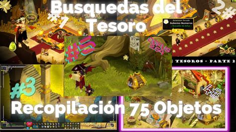 Dofus 2 64 Busquedas del Tesoro Recopilación de 75 Objetos YouTube