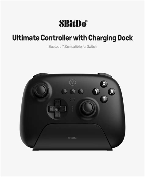 Controle 8bitdo Ultimate Sem Fio Bluetooth Controlador De Jogos