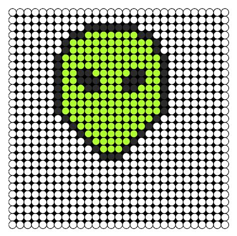 Standard Alien Perler Bead Pattern Bead Sprites Misc Fuse Bead Patterns