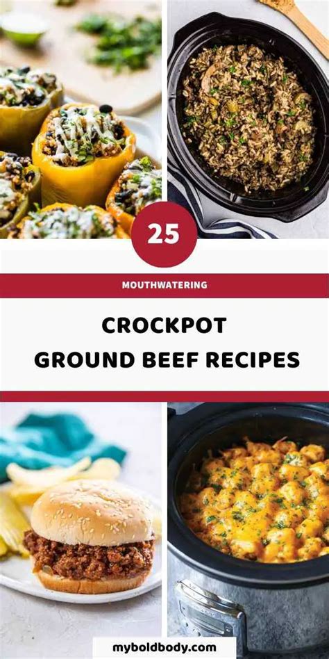 25 Incredible Crockpot Ground Beef Recipes