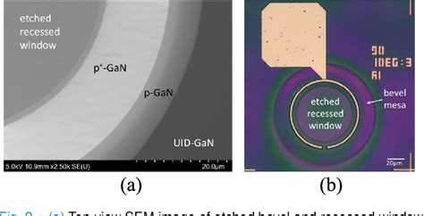 Figure 2 From Low Leakage And High Gain GaN P I N Avalanche Photodiode