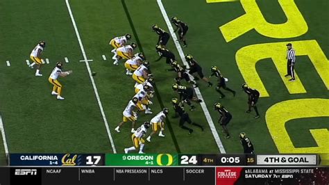 California Vs 9 Oregon Thrilling Ending 2021 College Football Win Big Sports