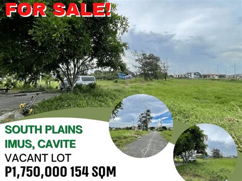 For Sale Residential Vacant Lot In South Plains Imus Cavite Lots 🚜