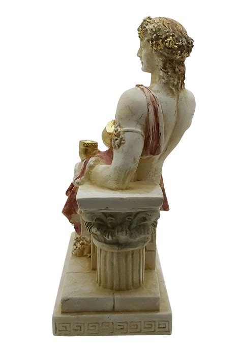 Dionysus Bacchus Greek God Of Wine Statue Sculpture Cast Stone Etsy