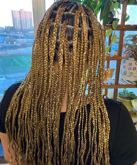 31 Snazziest Blonde Box Braids That Are On Fleek