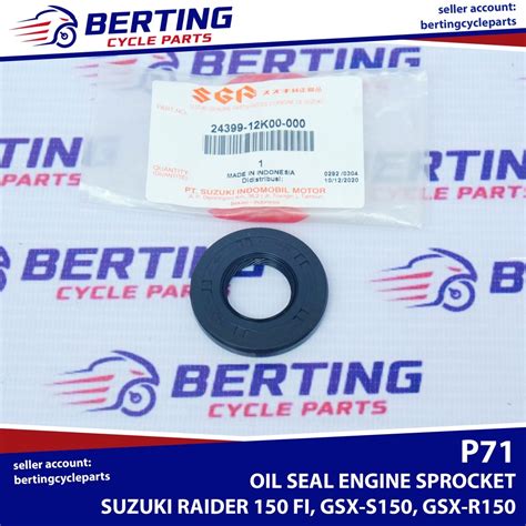 SGP OIL SEAL ENGINE SPROCKET Suzuki Raider 150 FI GSX S150 GSX R150