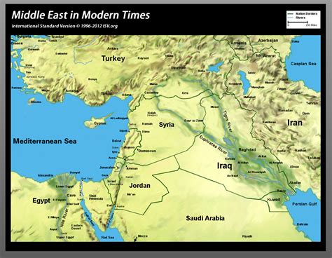 Middle East Map In Jesus Time United States Map