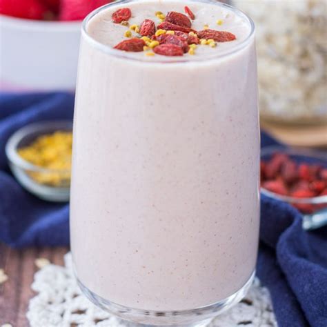 Strawberry Oatmeal Smoothie Natalie S Health