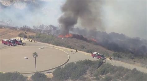 Crews Stop Oceanside Brush Fire That Forced Evacuations Near Camp