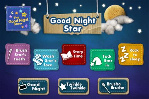 Sprout`s Good Night Star App for iPad - iPhone