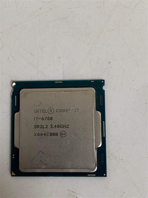 Yahooオークション 動作ok Intel インテル Cpu Core I7 6700 Sr2l2