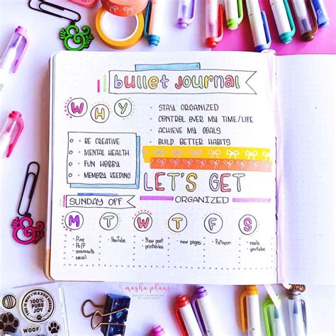 How To Bullet Journal For Beginners Masha Plans