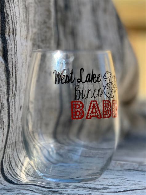 Bunco Babe Bunco T Bunco Glass Bunco Friend T Etsy