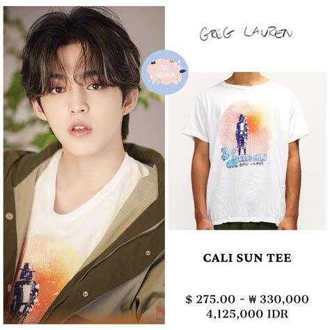 Seventeen Fashion On Twitter Scoups Wore Greg Lauren T Shirt In