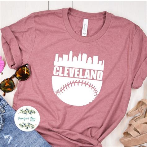 Cleveland Baseball Skyline Digital File Svg Dxf Png Etsy