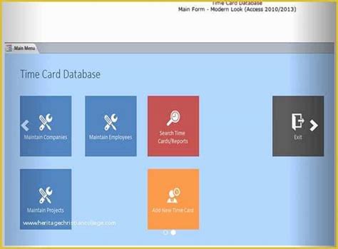 Free Human Resources Access Database Template Of 29 Microsoft Access Templates ...